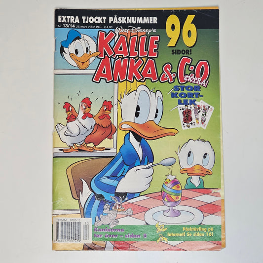 Kalle Anka & Co Nr 13-14 2002 #VG# + Bilaga