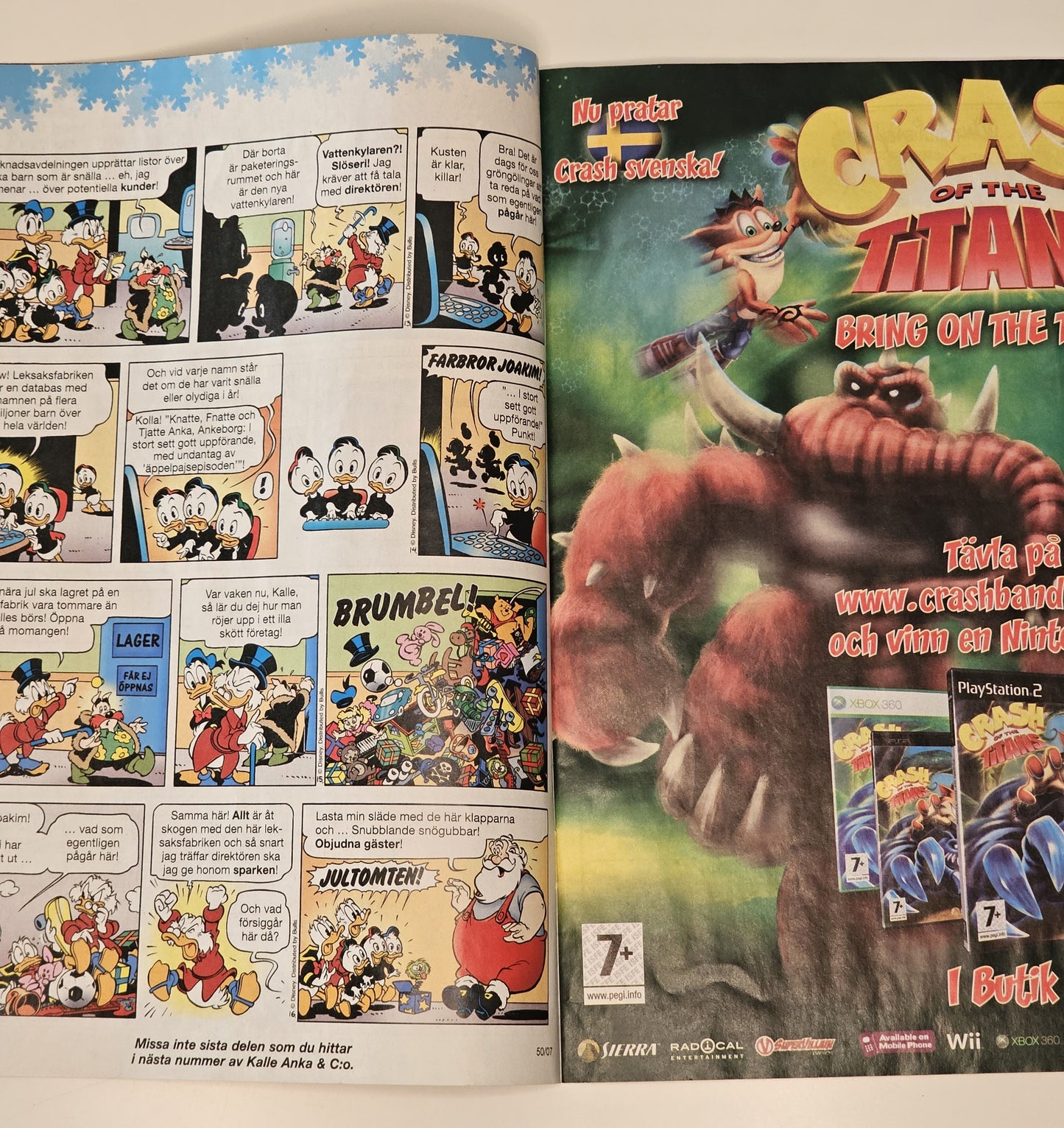 Kalle Anka & Co Nr 50 2007 #VG#