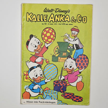 Kalle Anka & Co Nr 12 1972 #GD#