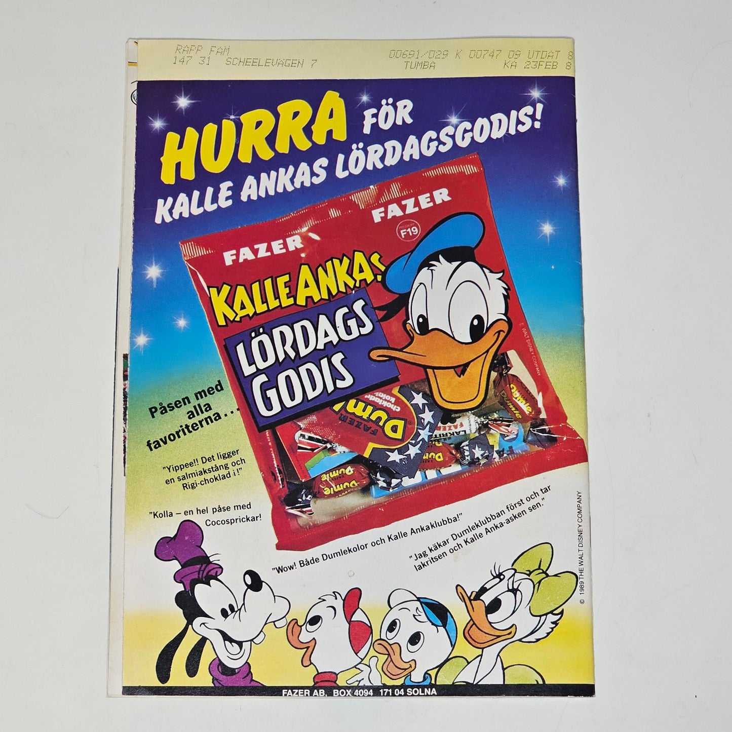 Kalle Anka & Co Nr 9 1990 #VG# + Skrattextra