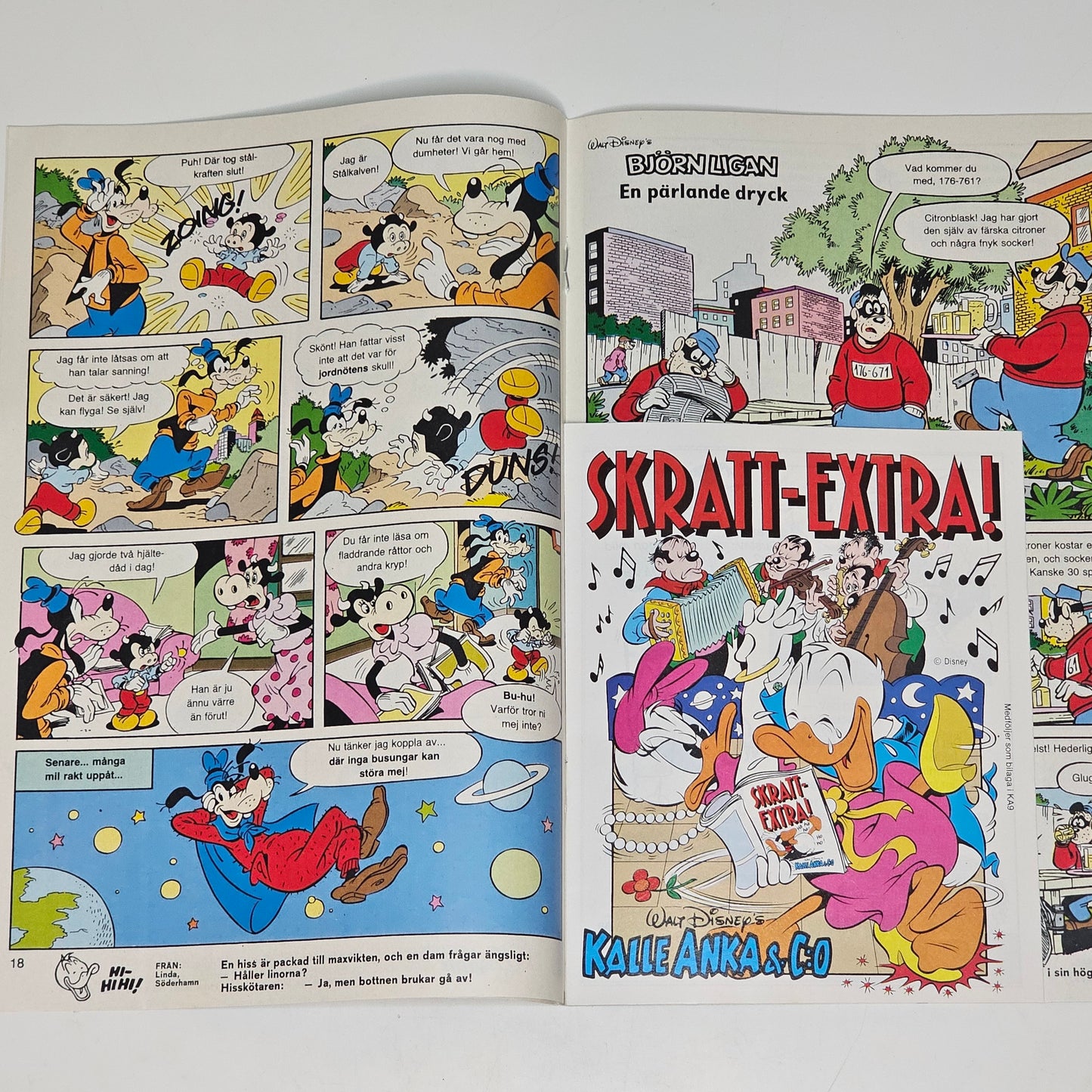 Kalle Anka & Co Nr 9 1990 #VG# + Skrattextra