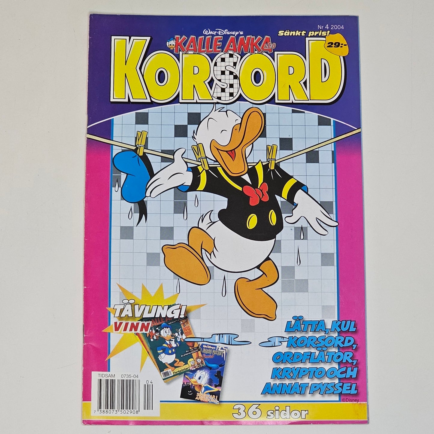 Kalle Anka & Co Korsord Nr 4 2004 #FN#