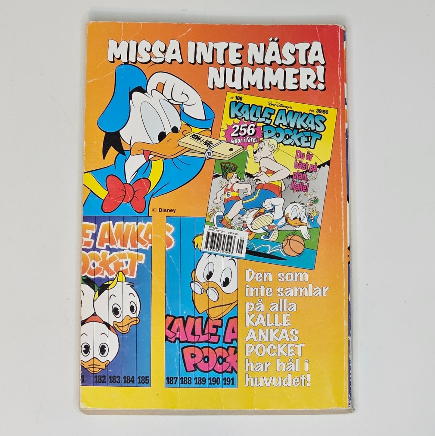 Kalle Ankas Pocket Nr 185 1995 #VG#