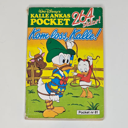 Kalle Ankas Pocket Nr 81 1986 #VG#
