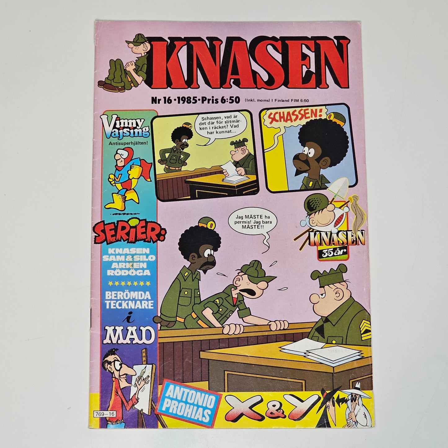 Knasen Nr 16 1985 #VG#
