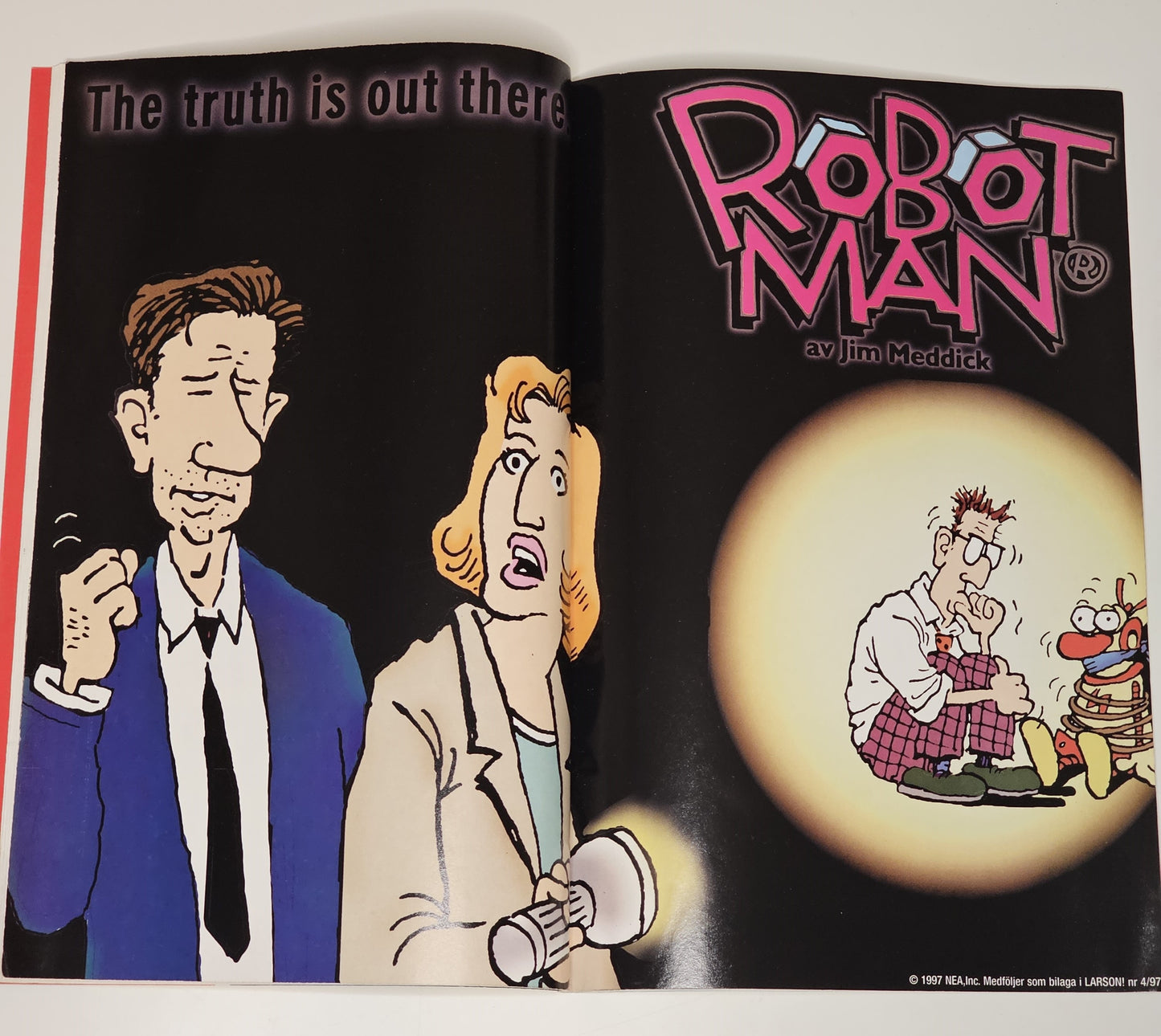 Larson! Nr 4 1997 #VG# + Affisch