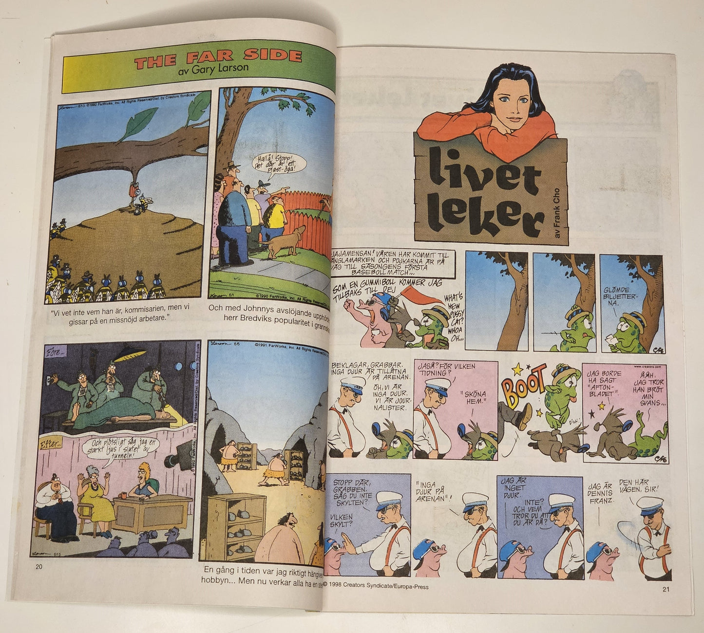 Larson! Nr 10 1998 #VG# (Feltryckt årtal 1988)