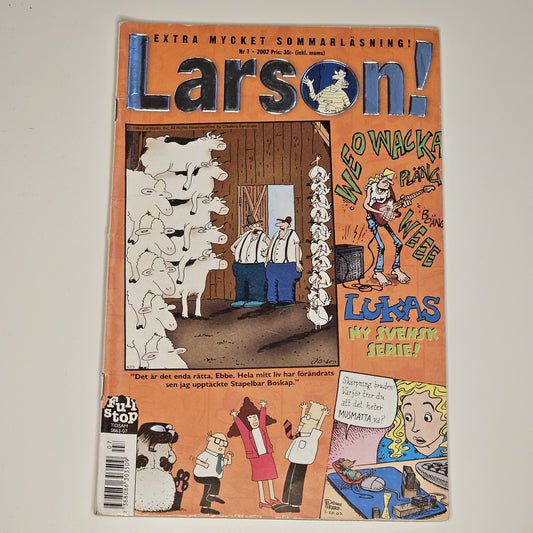 Larson! Nr 7 2002 #VG# + Prenumerationsbilaga