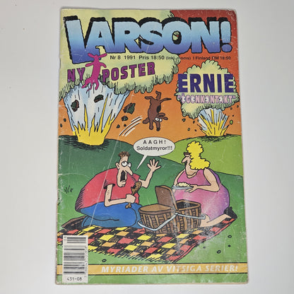 Larson! Nr 8 1991 #VG# + Poster