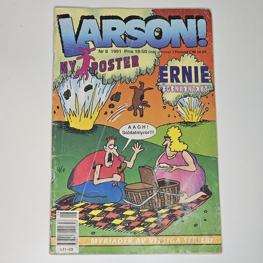 Larson! Nr 8 1991 #VG# + Poster