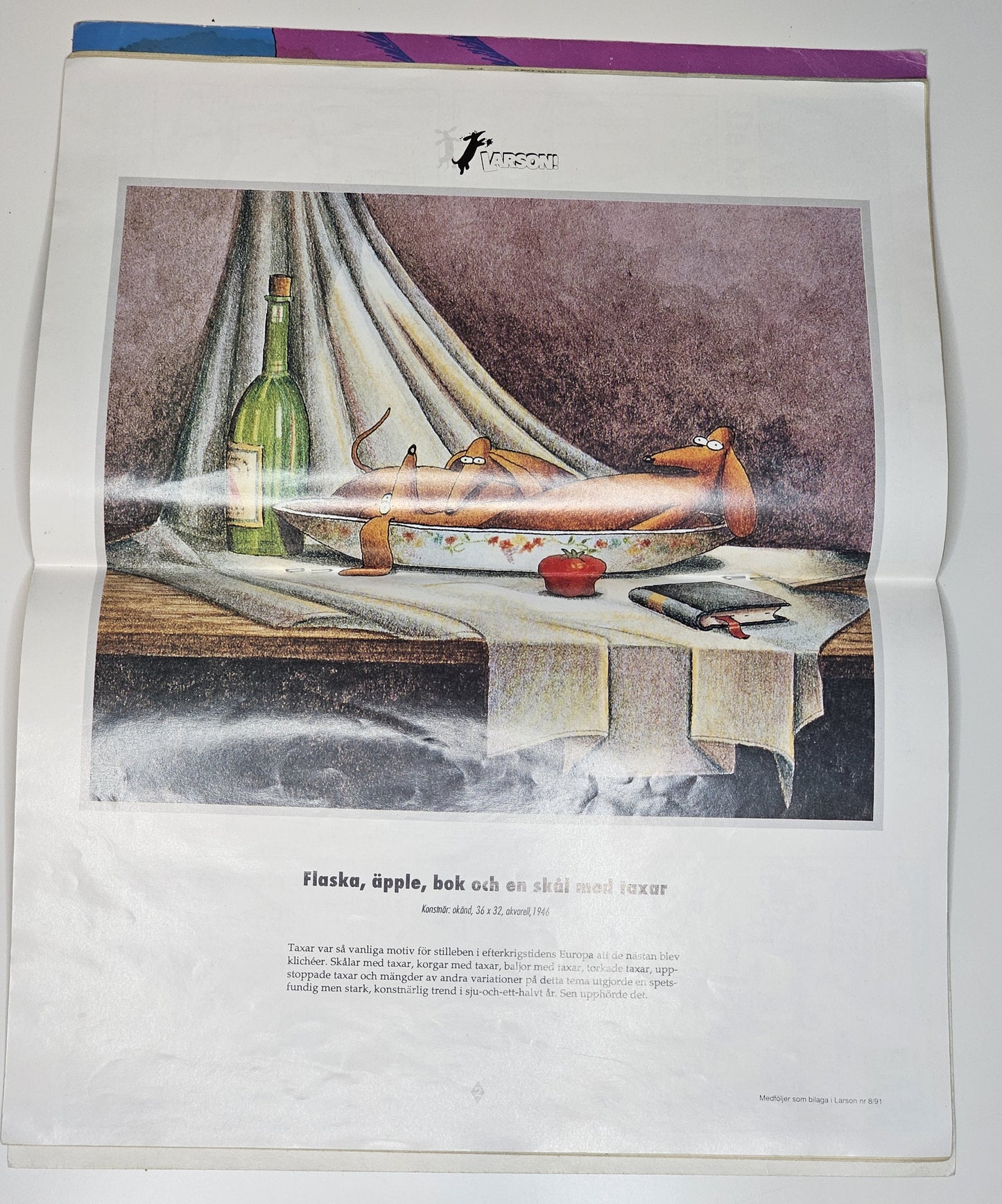 Larson! Nr 8 1991 #VG# + Poster