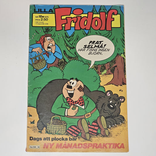 Lilla Fridolf Nr 18 1975 #VG# + Bilaga