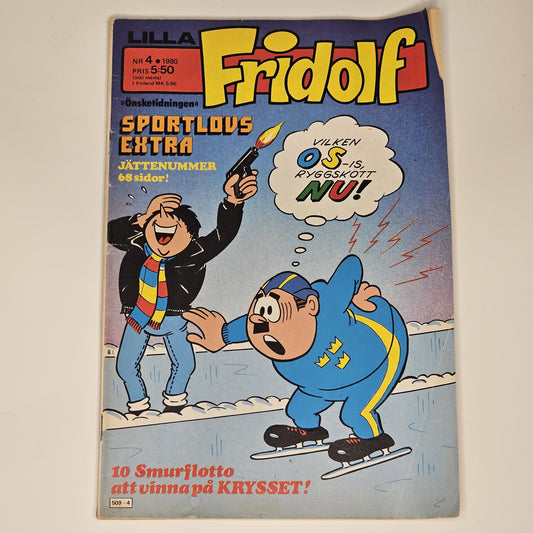 Lilla Fridolf Nr 4 1980 #VG#