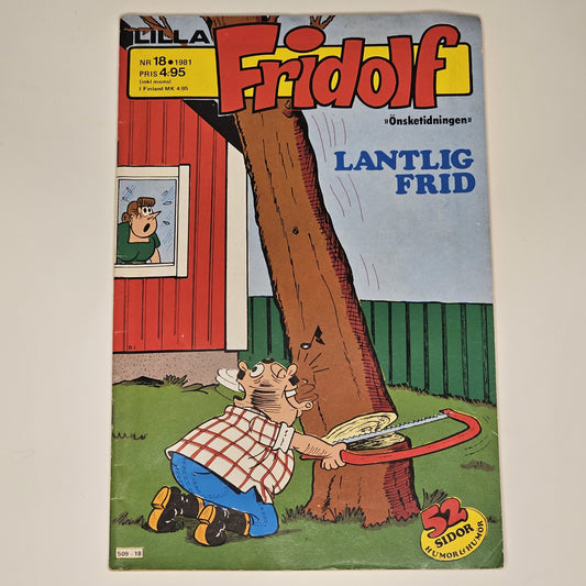 Lilla Fridolf Nr 18 1981 #VG#