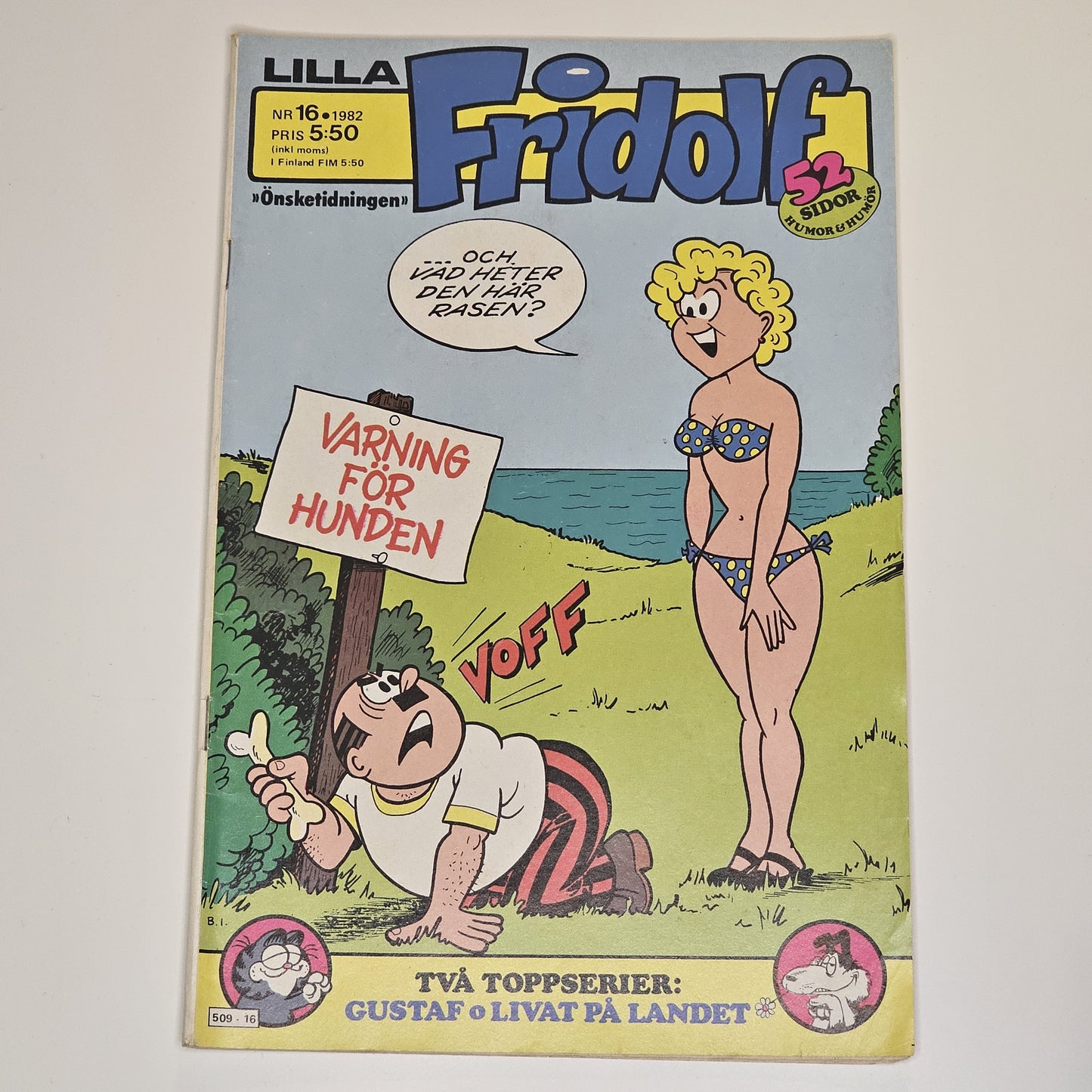 Lilla Fridolf Nr 16 1982 #VG#