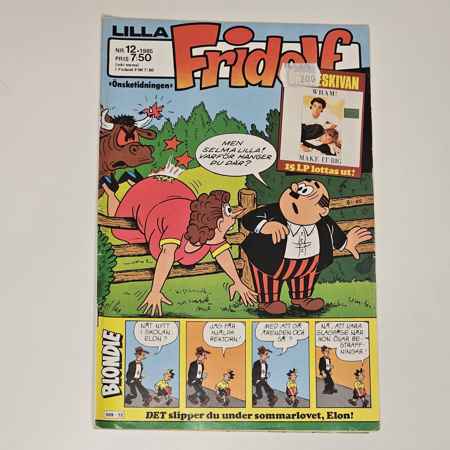 Lilla Fridolf Nr 12 1985 #VG#