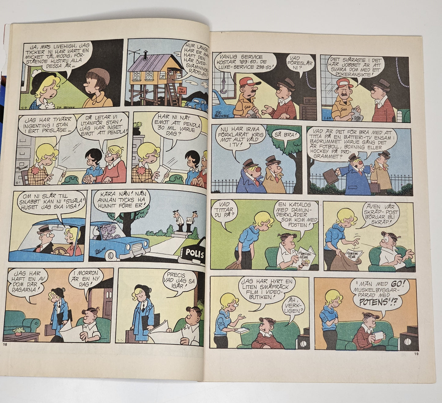 Lilla Fridolf Nr 21 1988 #VG#