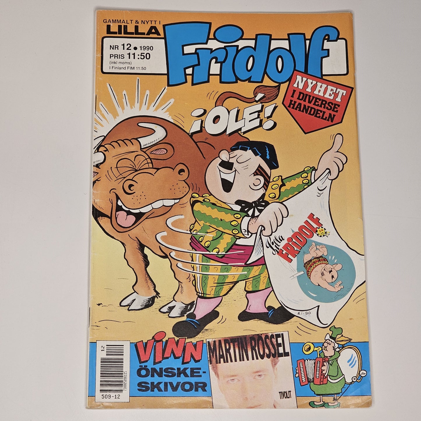Lilla Fridolf Nr 12 1990 #VG#