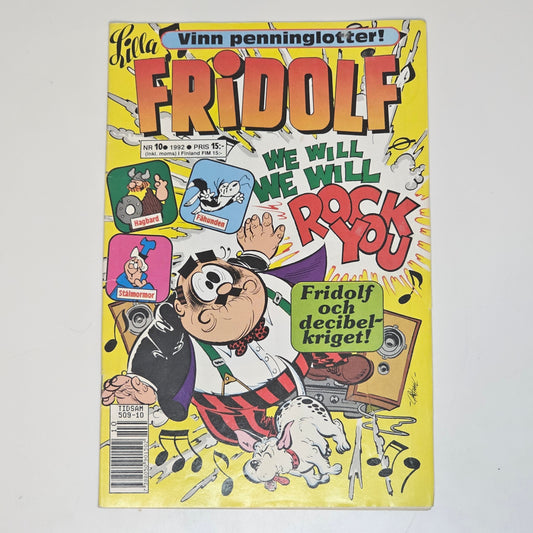 Lilla Fridolf Nr 10 1992 #FN# + Prenumerationsbilaga