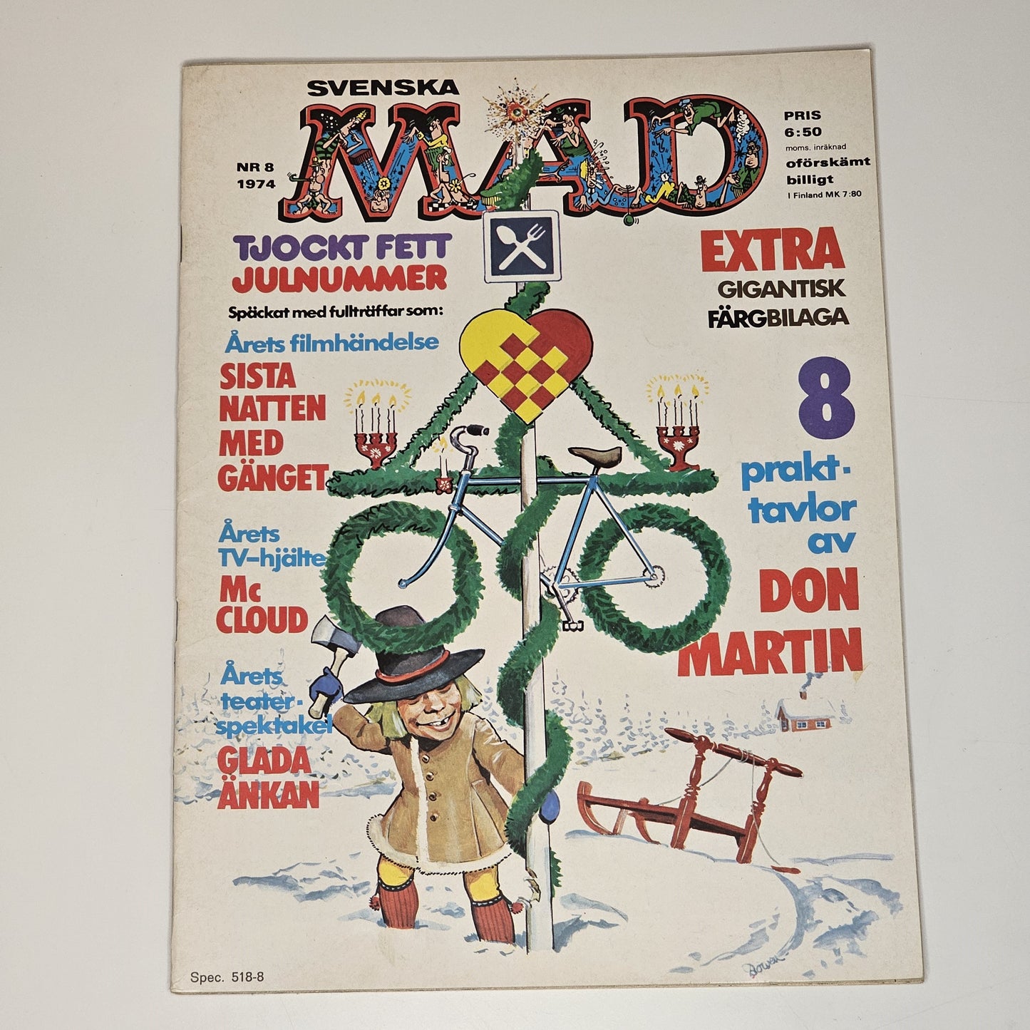 Mad Nr 8 1974 #FN# + Bilaga
