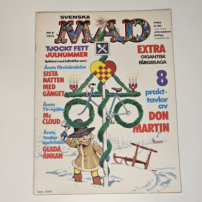 Mad Nr 8 1974 #FN# + Bilaga