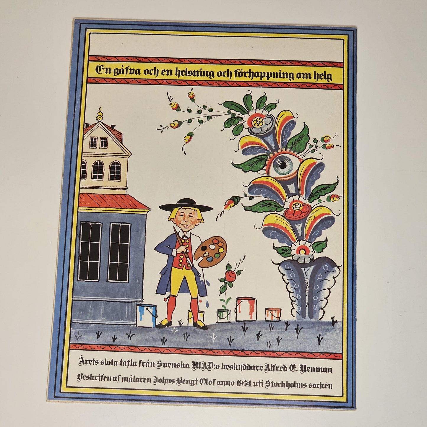 Mad Nr 8 1974 #FN# + Bilaga