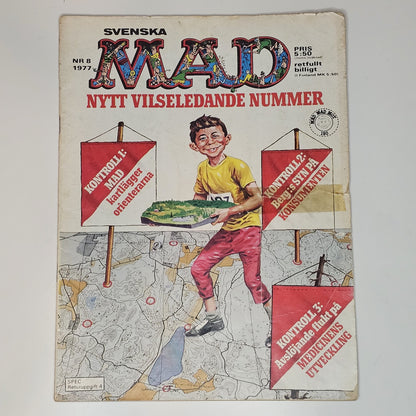 Mad Nr 8 1977 #GD# +Bilaga