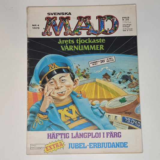Mad Nr 4 1979 #FN# + Bilaga