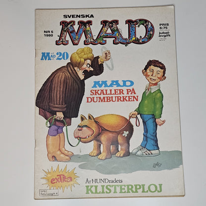 Mad Nr 5 1980 #FN# + Bilaga (Klisterploj)