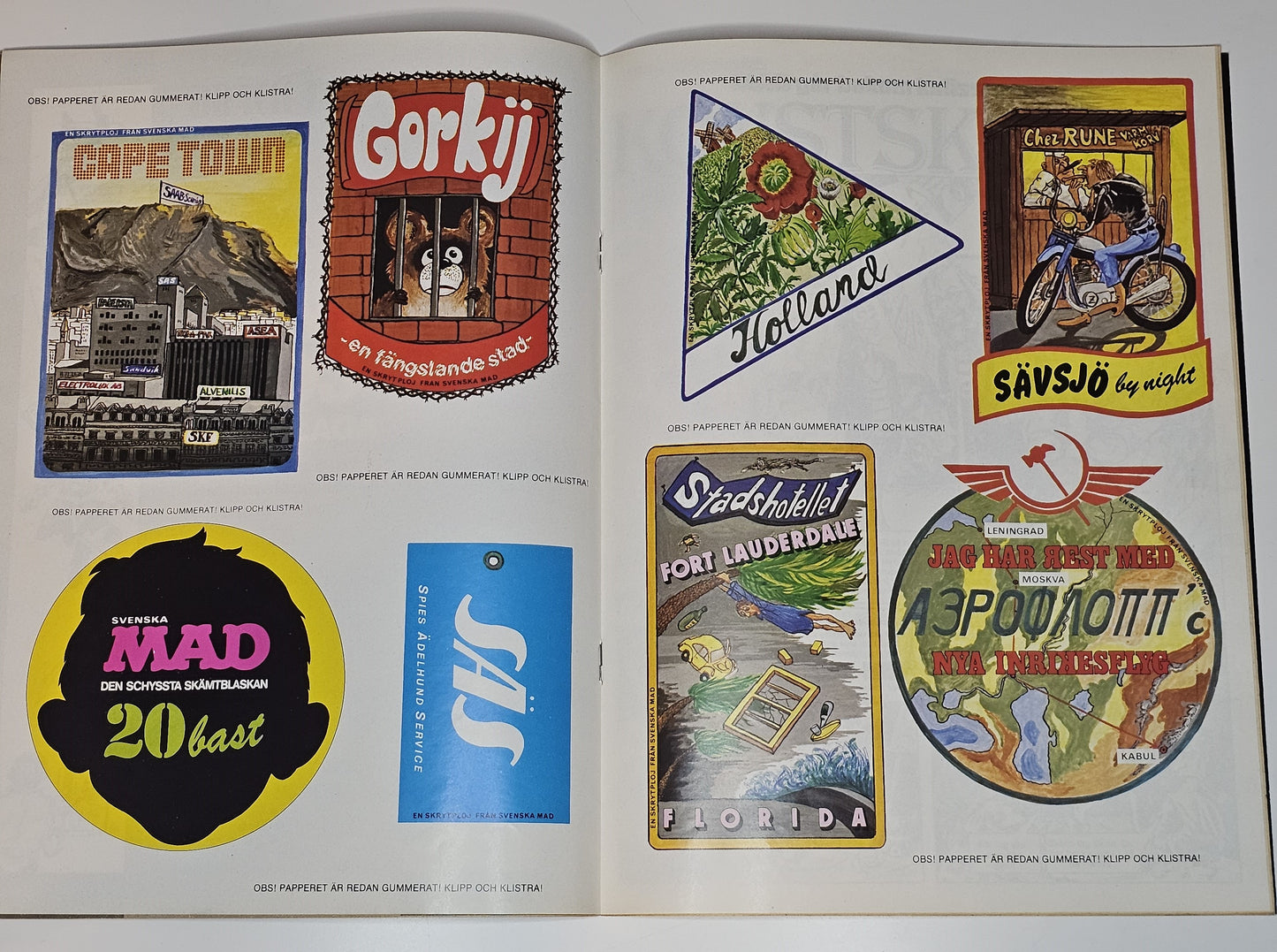 Mad Nr 5 1980 #FN# + Bilaga (Klisterploj)