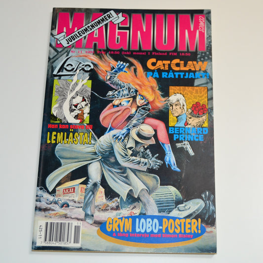 Magnum Nr 11 1991 - Lobo, CatClaw & Bernard Prince #VF# + Affisch