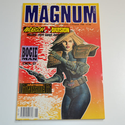 Magnum Nr 6 1991 - Andersson Psi, Bogie Man & Punisher #VF#