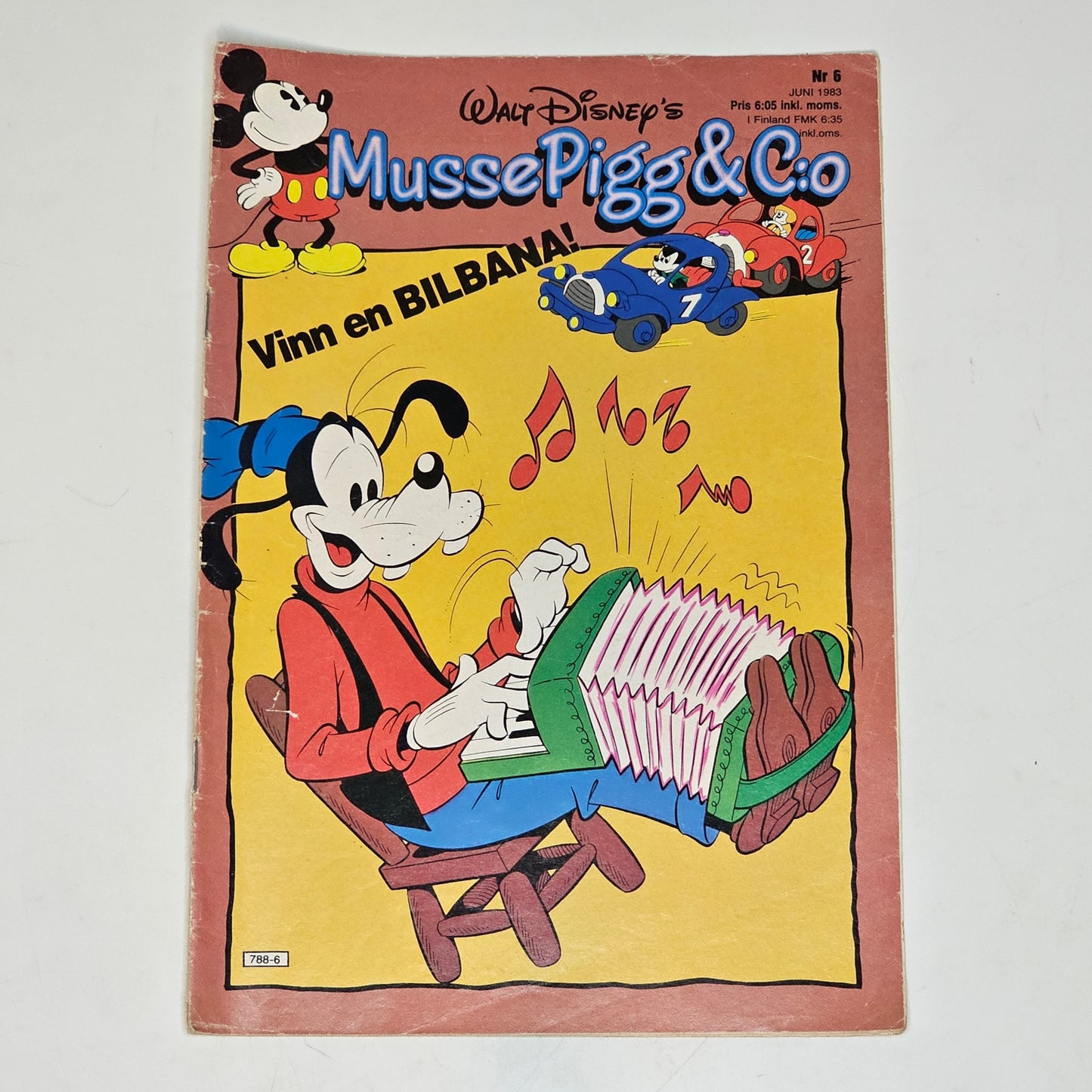 Musse Pigg & Co Nr 6 1983 #VG#