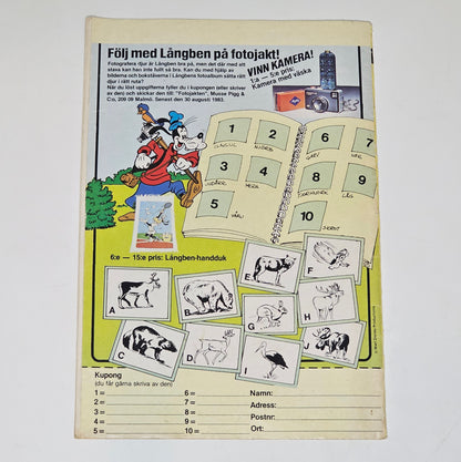 Musse Pigg & Co Nr 8 1983 #VG#