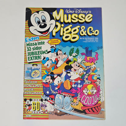 Musse Pigg & Co Nr 12 1988 #VG#