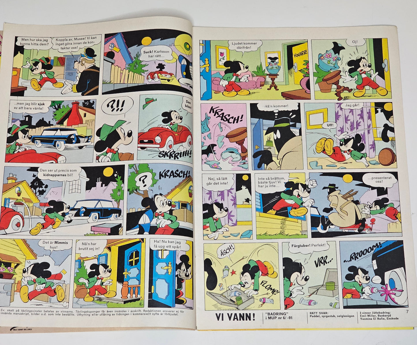 Musse Pigg & Co Nr 12 1991 #VG#