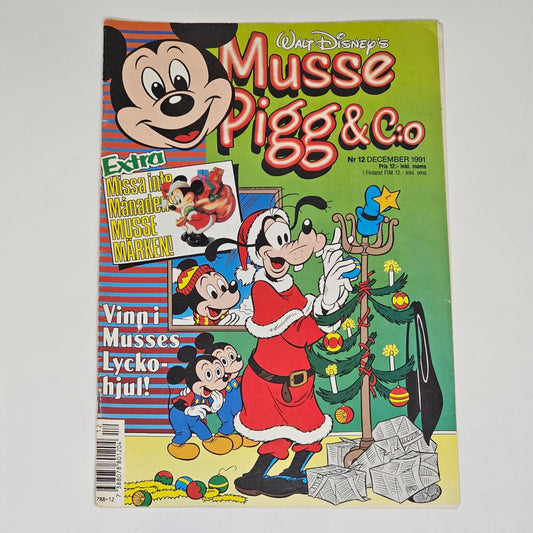 Musse Pigg & Co Nr 12 1991 #VG#