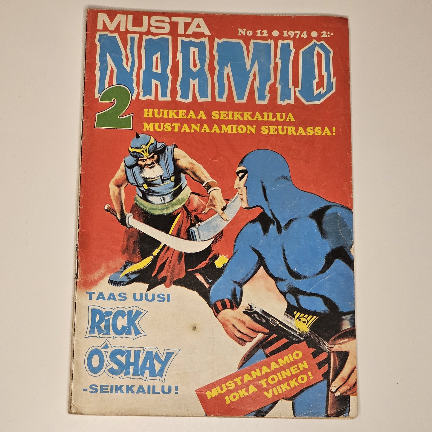 Musta Naamio Nr 12 1974 (Finsk) #FN#