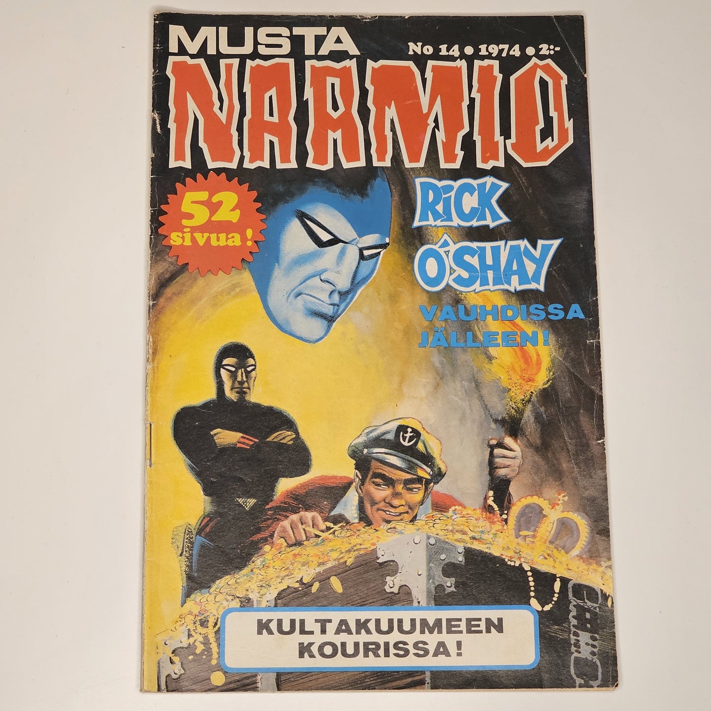 Musta Naamio Nr 14 1974 (Finsk) #VG#