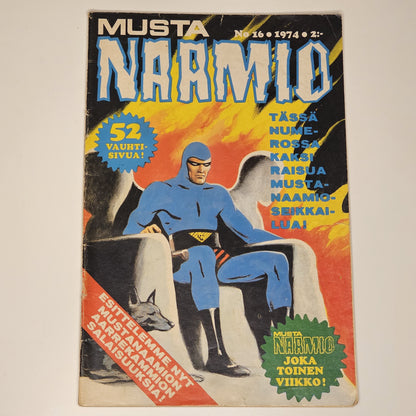 Musta Naamio Nr 16 1974 (Finsk) #VG#