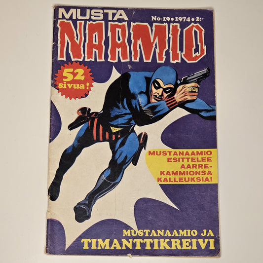 Musto Naamio Nr 19 1974 (Finsk) #VG#
