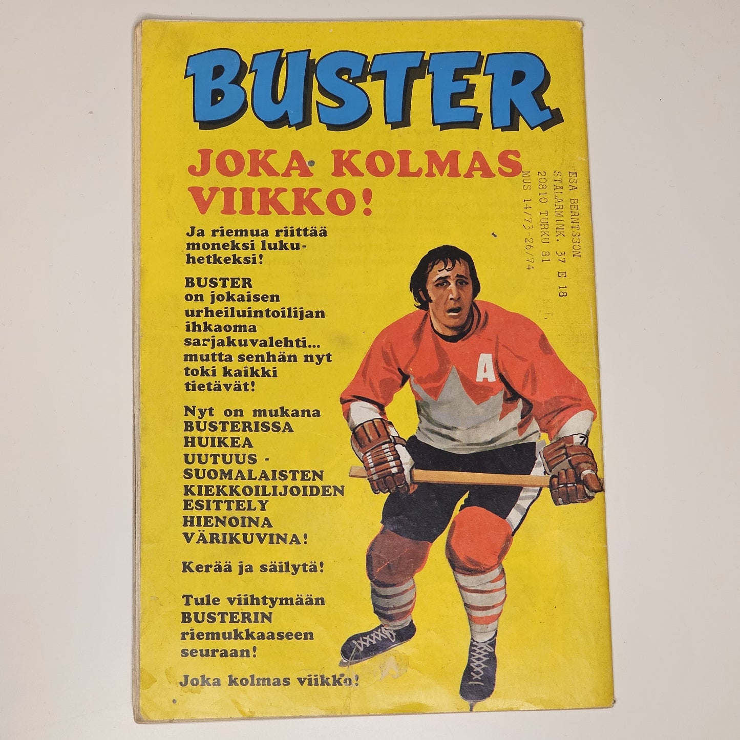 Musta Naamio Nr 3 1974 (Finsk) #VG#