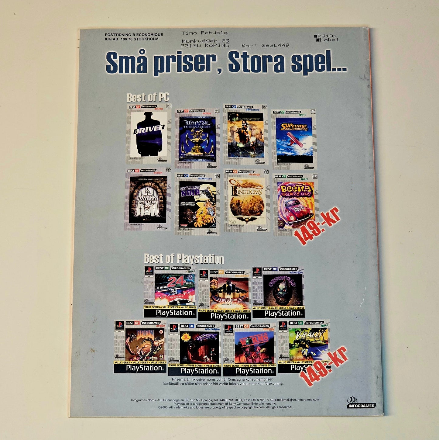 PC För Alla Nr 11 2001 #FN#