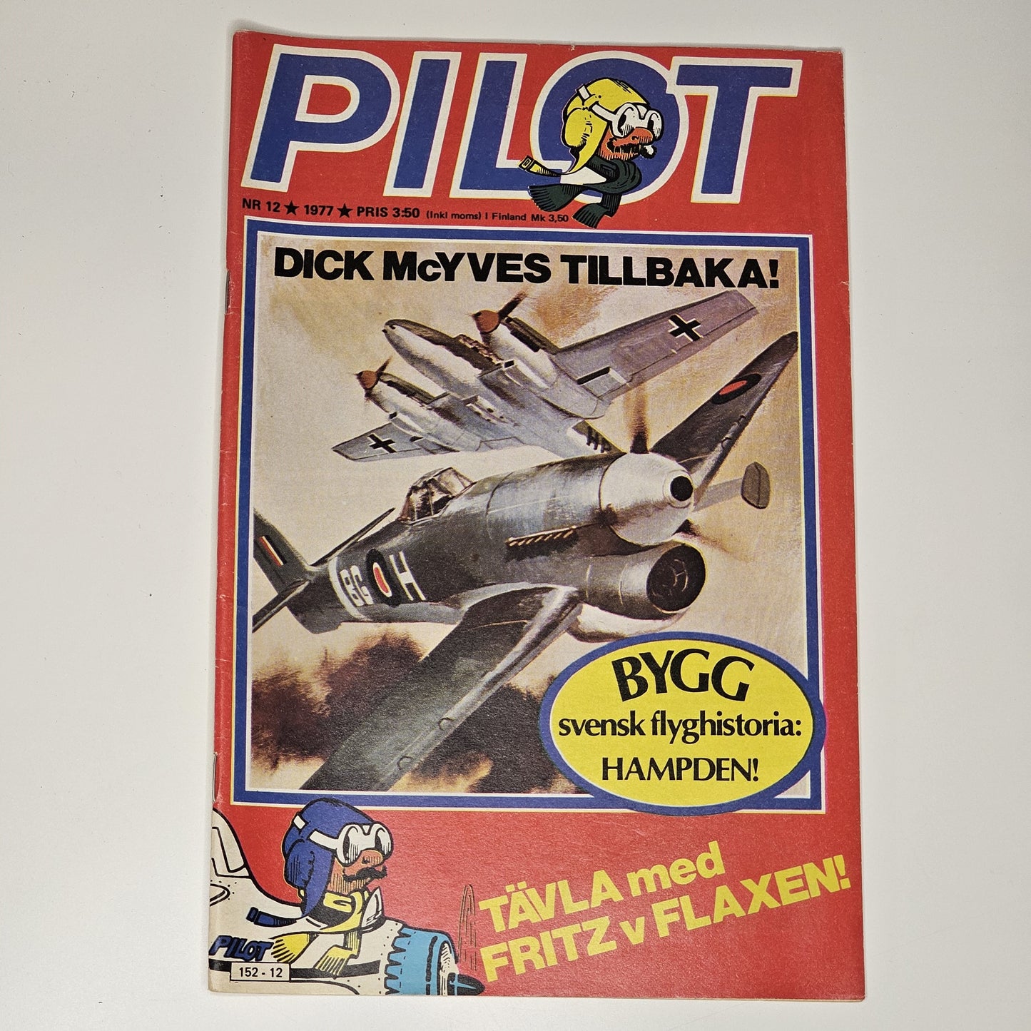 Pilot Nr 12 1977 #VF# + Bilaga