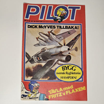Pilot Nr 12 1977 #VF# + Bilaga