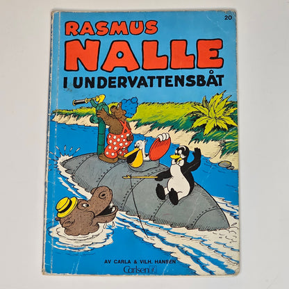 Rasmus Nalle I Undervattensbåt Nr 20 1974 #FR#