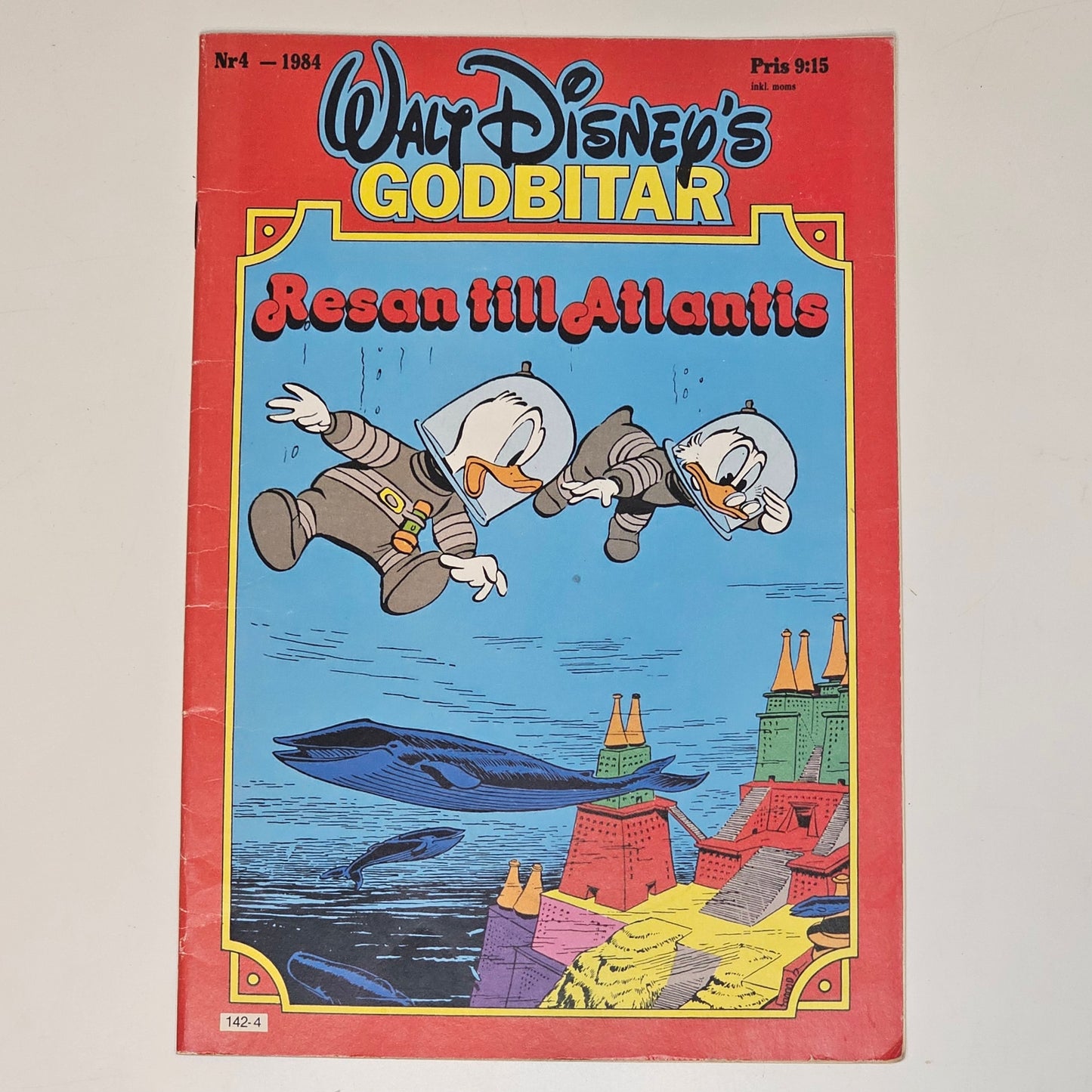 Walt Disney´s Godbitar - Resan Till Atlantis Nr 4 1984 #FN#