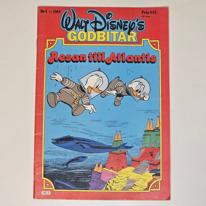 Walt Disney´s Godbitar - Resan Till Atlantis Nr 4 1984 #FN#