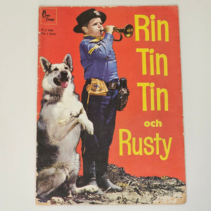 Rin Tin Tin Och Rusty Nr 2 1958 #VG#