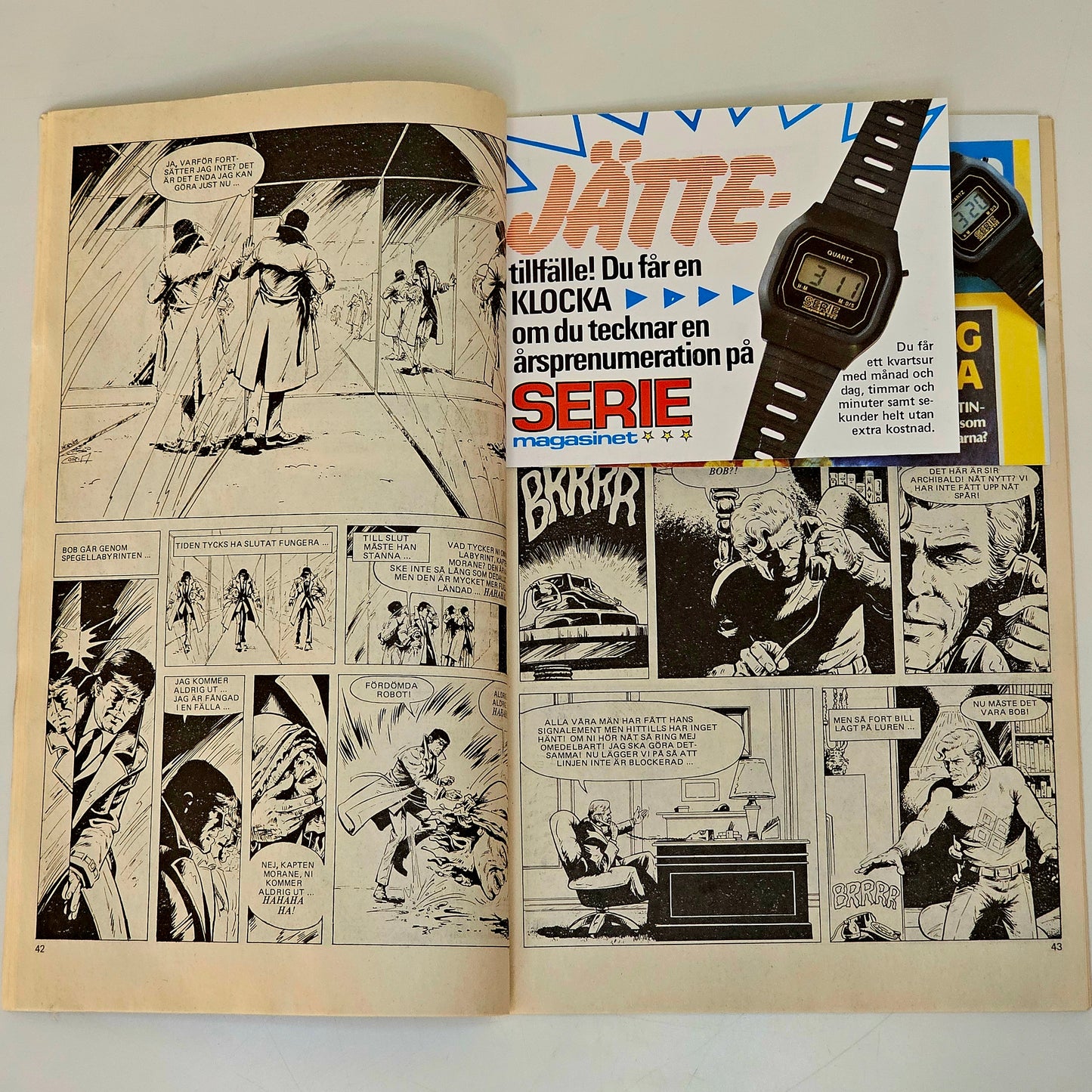 Seriemagasinet Nr 25 1983 #GD# + Reklambilaga